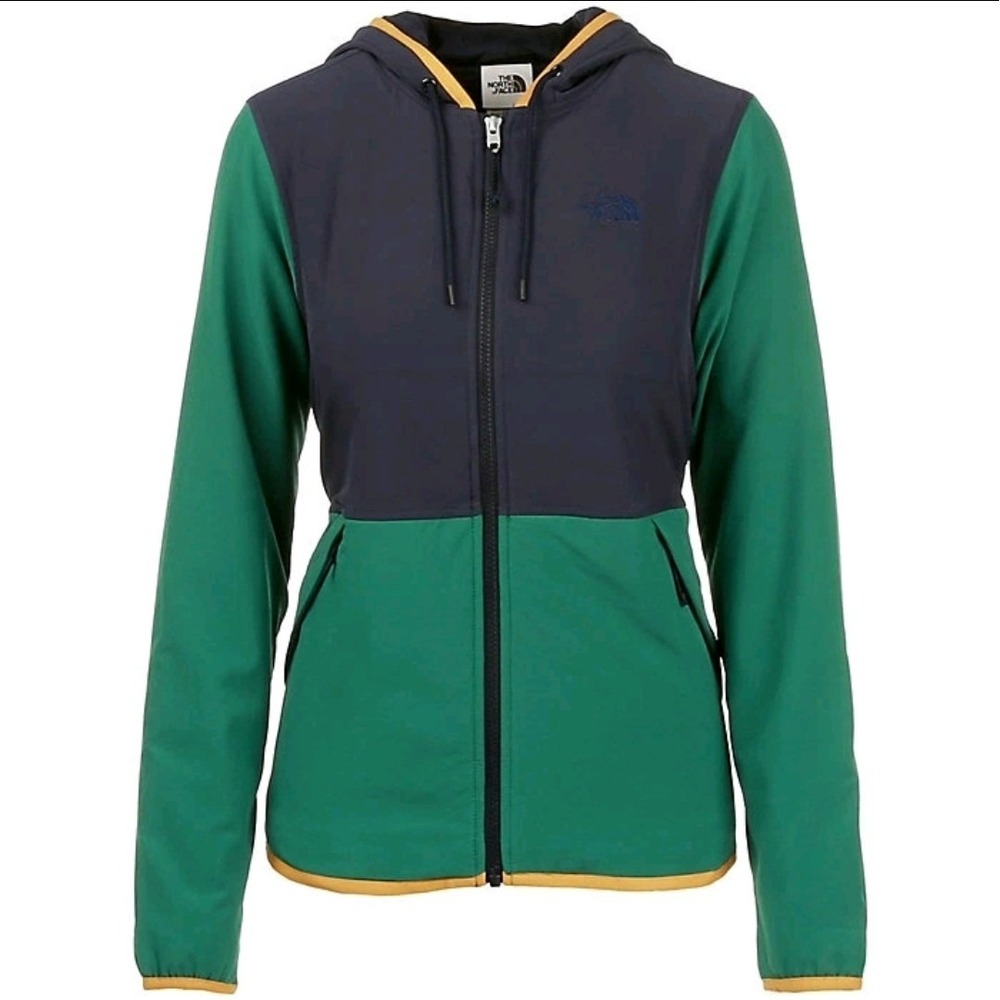 Women's The North Face Mountain Sweatshirt Coat Fleece Full Zip Jacket Large